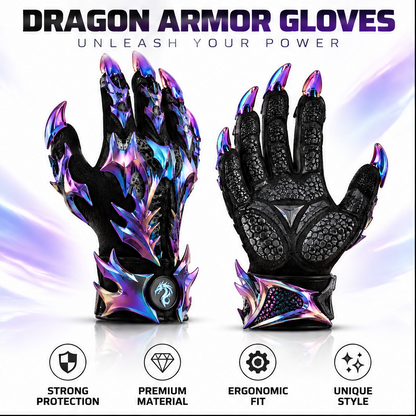 🦖ELOGLOEN® Tactical Work Gloves - Full Protection Heavy Duty Gloves with Impact Armor & Anti-Slip Silicone Palm