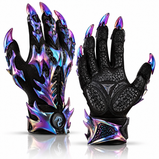🦖ELOGLOEN® Tactical Work Gloves - Full Protection Heavy Duty Gloves with Impact Armor & Anti-Slip Silicone Palm