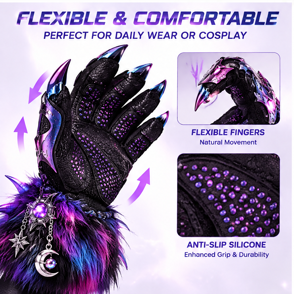 🚀ELOGLOEN® Winter Touchscreen Gloves - Warm Knit Thermal Gloves with Anti-Slip Silicone Palm for Cold Weather