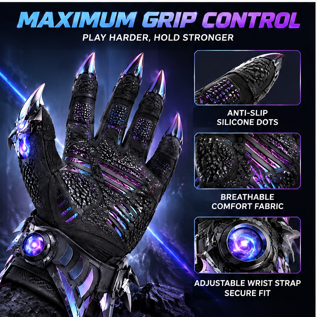 🏀ELOGLOEN® Multifunctional Outdoor Gloves - Tactical Work Gloves with Rotary Dial Closure, Flip-Up Fingertips & Impact Protection